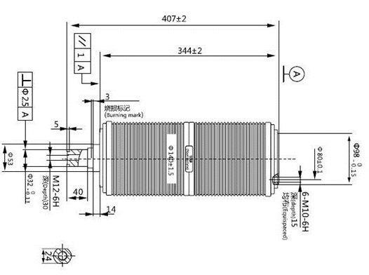 MTD-40.5-2000-31.5 Vacuum interrupter 40.5 kV